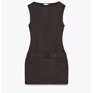 Zara Brown Mini Dress